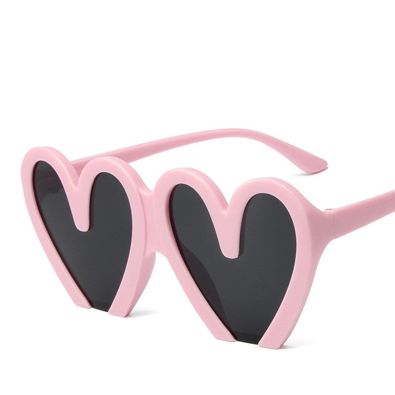 Funny Love Heart Sunglasses