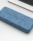 Pleated Leather Glasses Case