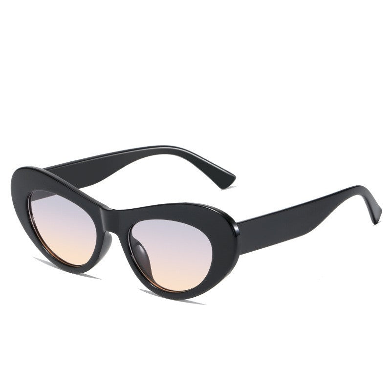 Oval Frame Candy Colored Sunglasses