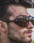 Double Beam Steampunk Sunglasses