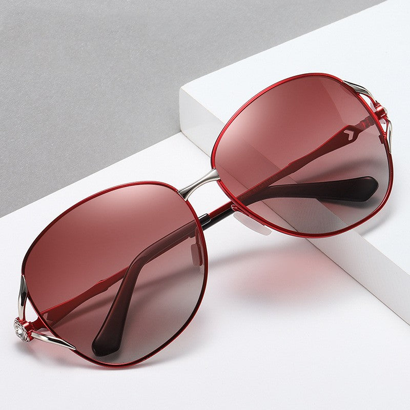 Women&#39;s Polarized Two-Color Gradient Sunglasses 609