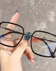 Big Frame Square Anti Blue Light Glasses