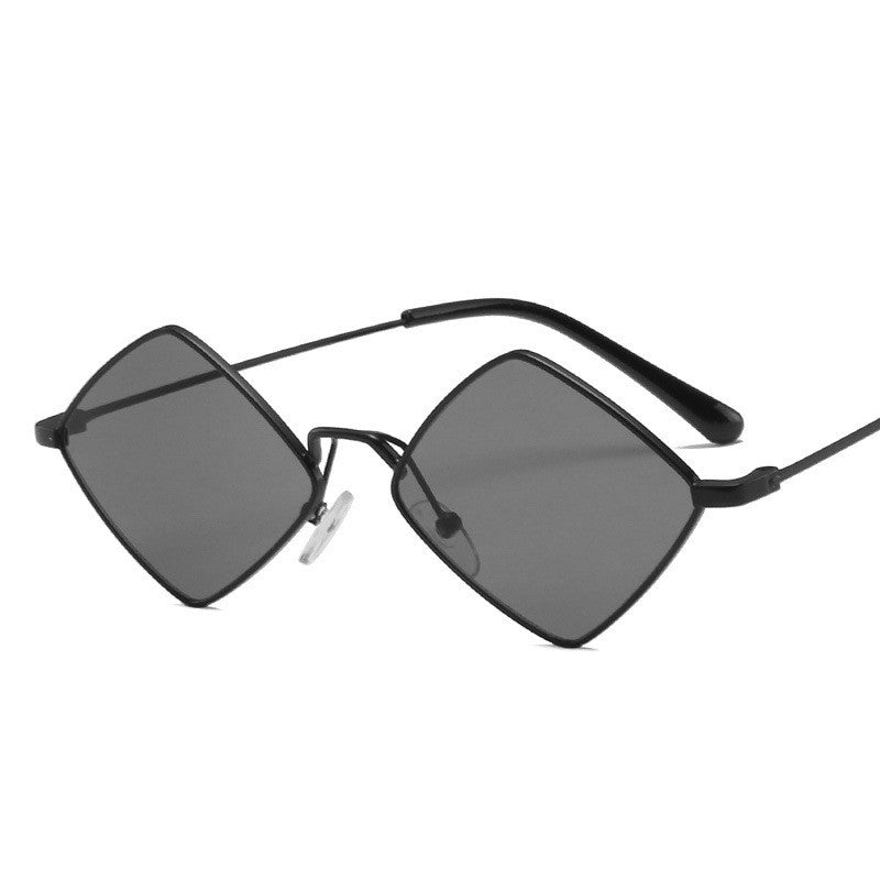 Metal Rhombus Sunglasses