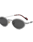 Y2K Diamond Oval Sunglasses