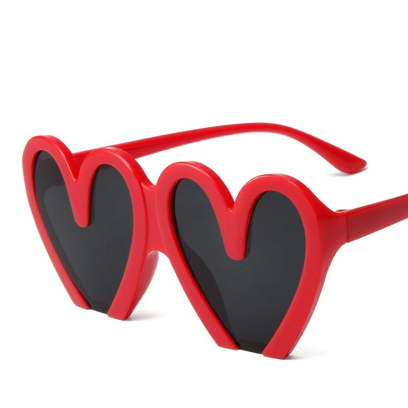 Funny Love Heart Sunglasses