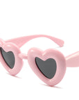 Y2K Candy-Colored Heart Sunglasses 88982