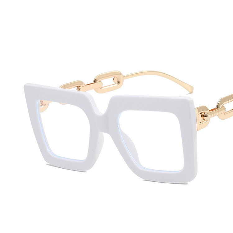 Square  Anti-Blue Light Chain Glasses