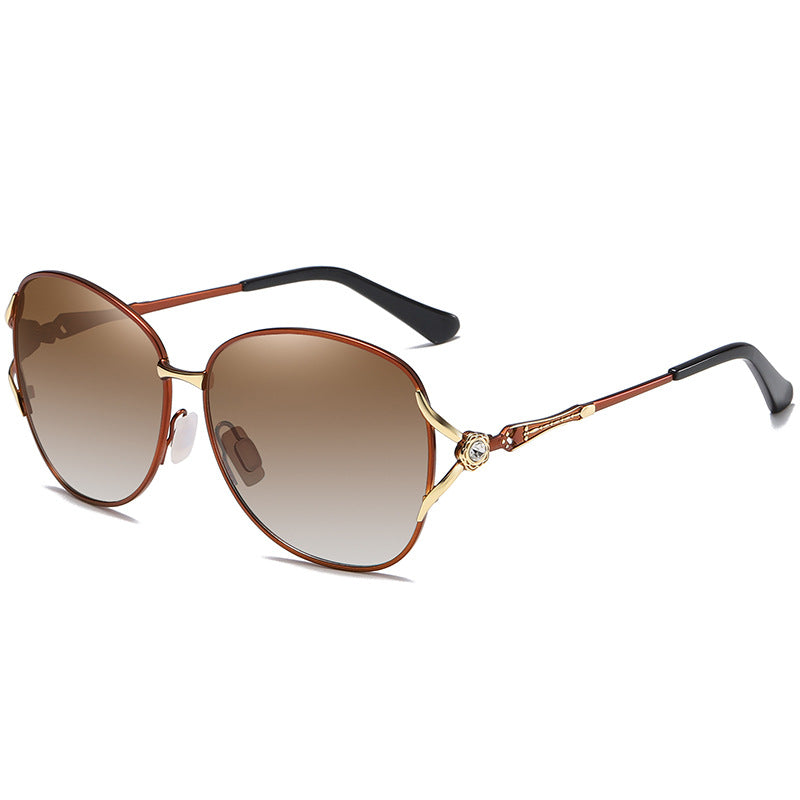 Women&#39;s Polarized Two-Color Gradient Sunglasses 609