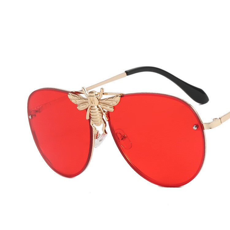 Metal Bee Sunglasses