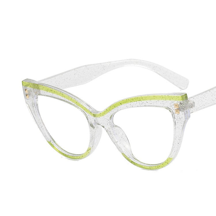 Cat Eye Rivet Optical Frame