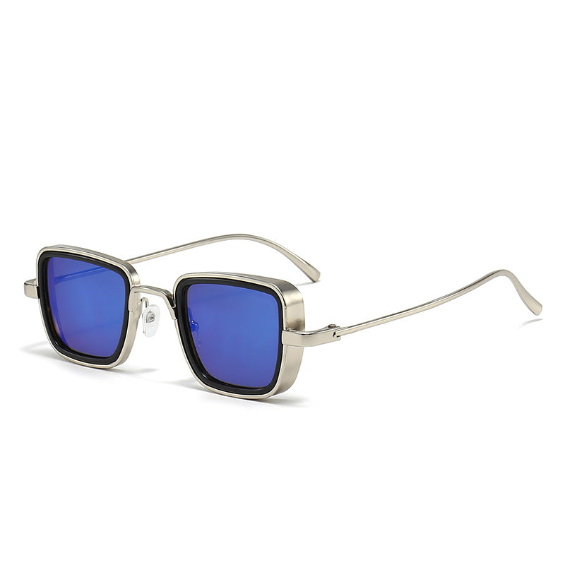 Men&#39;s Retro Thick Edge Metal Sunglasses