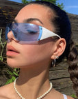Rimless Pentagram Sunglasses Y2K