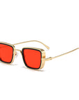 Men's Retro Thick Edge Metal Sunglasses