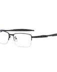 Men's Metal Half Frame Glasses