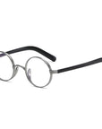 Pure Titanium Round Acetate Glasses