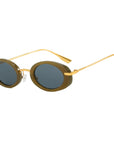 Small Frame Oval Sunglasses