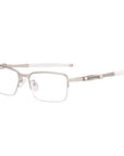 Men's Metal Half Frame Glasses